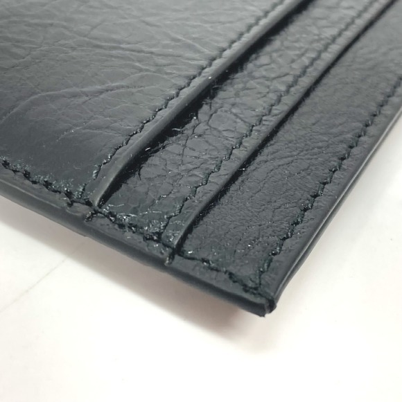 BALENCIAGA 766547 BB Business Card Holder Pass Case Holder/Card Leather Women...